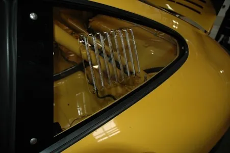 996 build — Lexan window installation